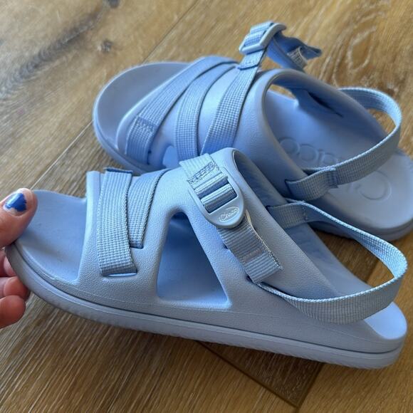 Chaco Chillos Blue Sport Sandals Comfortable Water-Resistant Footwear Big Kids 4 - Picture 3 of 6